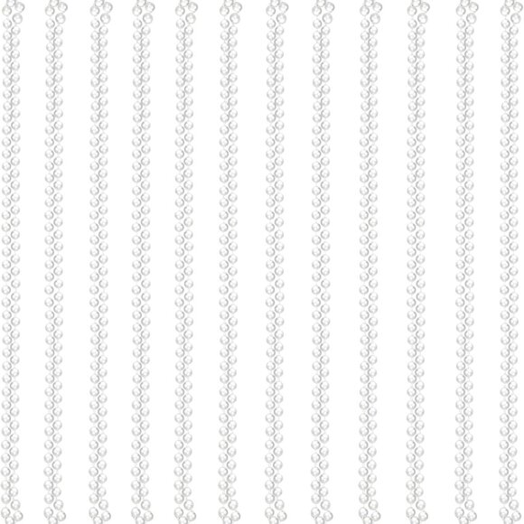 24 Pcs White Faux Pearl Necklaces Bulk White Beaded Necklaces 31.5 Inch for Wome - Picture 1 of 6